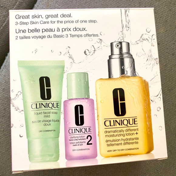 Clinique 3-Step Skincare System - Picture 1 of 6